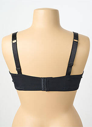 Soutien-gorge effet matière satinée haut soutien-gorge moulé noir DAMART femme