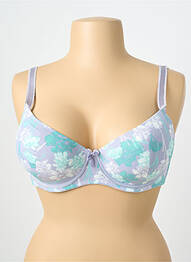 Soutien-gorge effet matière satinée haut soutien-gorge moulé gris NATURANA femme