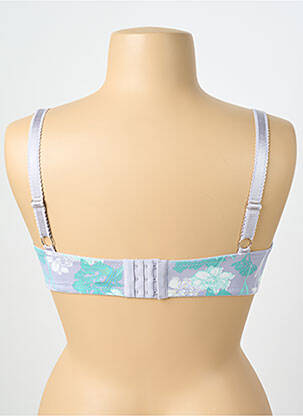 Soutien-gorge effet matière satinée haut soutien-gorge moulé gris NATURANA femme
