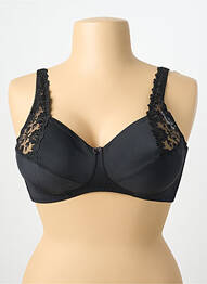 Soutien-gorge sans armature haut soutien-gorge emboitant noir DAMART femme