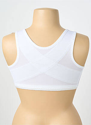 Soutien-gorge effet matière satinée brassieres blanc DAMART femme
