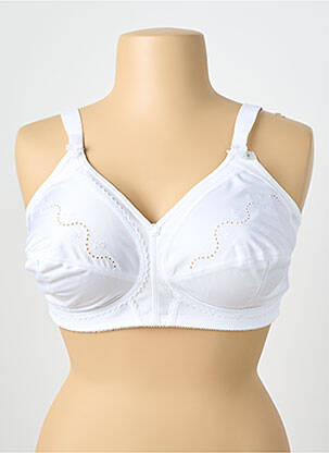 Soutien-gorge effet matière satinée haut soutien-gorge emboitant blanc TRIUMPH femme