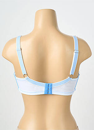 Soutien-gorge effet matière satinée haut soutien-gorge emboitant bleu CYBÈLE femme