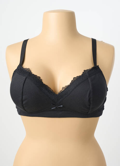 Soutien-gorge sans armature haut soutien-gorge emboitant noir DAMART femme