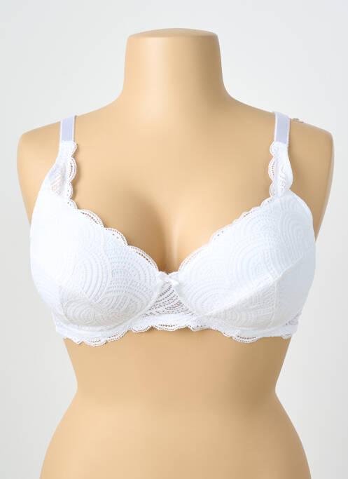 Soutien-gorge sans armature haut soutien-gorge moulé blanc DAMART femme