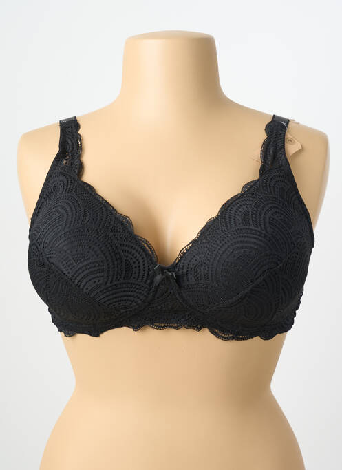 Soutien-gorge sans armature haut soutien-gorge moulé noir DAMART femme