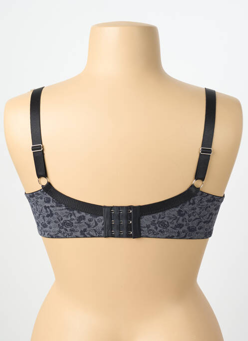 Soutien-gorge effet matière satinée haut soutien-gorge moulé gris CYBÈLE femme