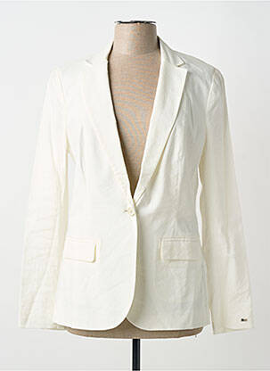 Blazer col châle blanc TOMMY HILFIGER femme