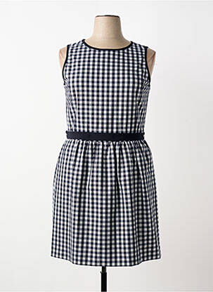 Robe mi-longue imprimé fantaisie sans manche noir BROOKS BROTHERS femme