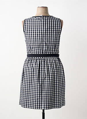 Robe mi-longue imprimé fantaisie sans manche noir BROOKS BROTHERS femme
