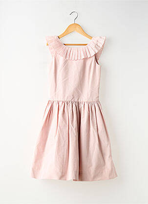 Robe mi-longue sans manche sans manche rose RALPH LAUREN fille