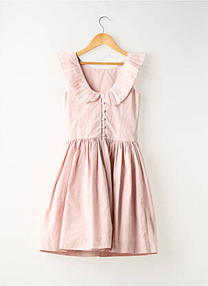 Robe mi-longue sans manche sans manche rose RALPH LAUREN fille