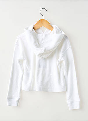 Sweat-shirt à capuche manches longues manches longues blanc RALPH LAUREN enfant