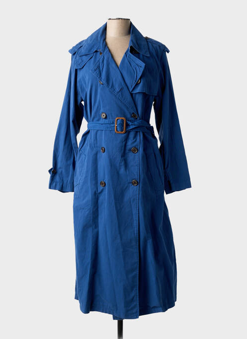 Trench poches sans capuche bleu RALPH LAUREN femme