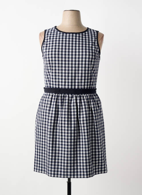 Robe mi-longue imprimé fantaisie sans manche noir BROOKS BROTHERS femme