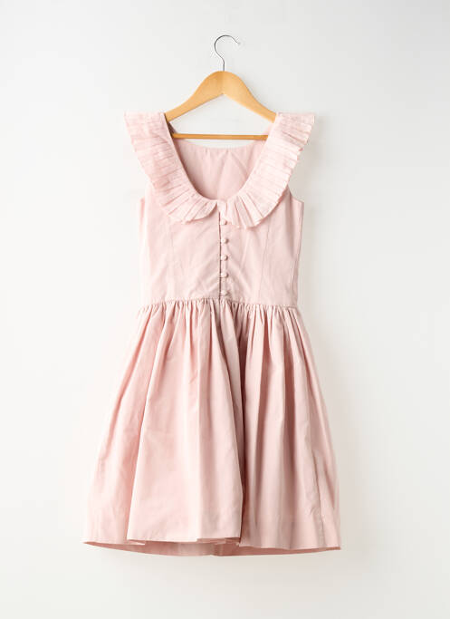 Robe mi-longue sans manche sans manche rose RALPH LAUREN fille
