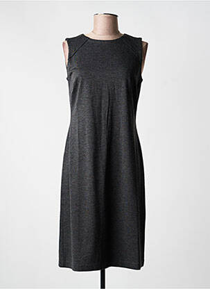 Robe mi-longue sans manche sans manche gris BROOKS BROTHERS femme