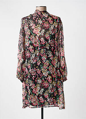 Robe mi-longue coupe fluide manches longues noir COMPTOIR DES COTONNIERS femme