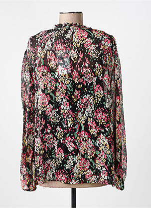 Blouse légère et transparente manches longues noir COMPTOIR DES COTONNIERS femme