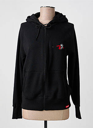 Veste casual col rond noir DAMART femme