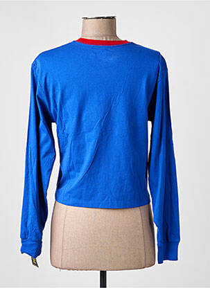 Top col rond manches longues bleu RALPH LAUREN femme