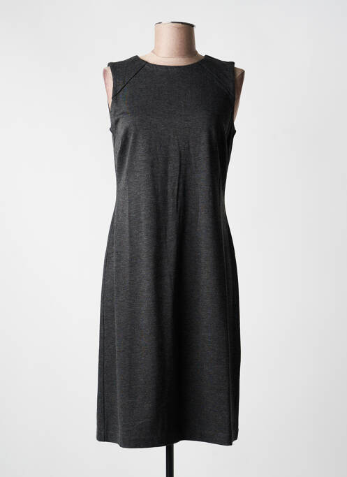 Robe mi-longue sans manche sans manche gris BROOKS BROTHERS femme