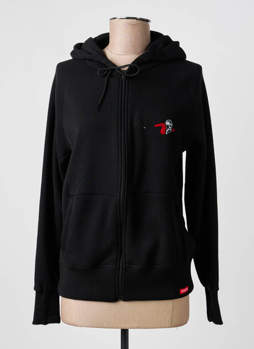 Veste casual col rond noir DAMART femme
