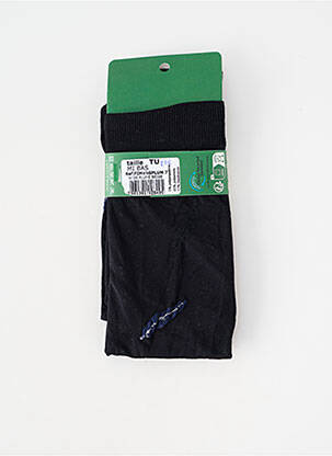 Chaussettes légère et transparente noir BERTHE AUX GRANDS PIEDS femme