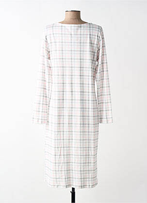 Chemise de nuit col v rose MOONKA femme