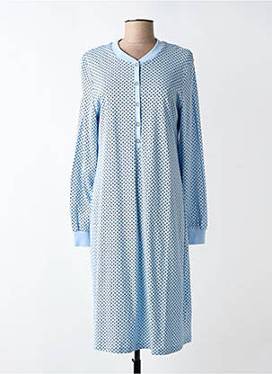 Chemise de nuit manches longues bleu RINGELLA femme
