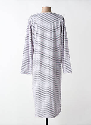 Chemise de nuit imprimé fleurs gris CANAT femme