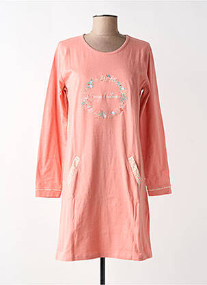 Chemise de nuit manches longues rose ROSE POMME femme