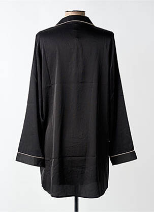 Chemise de nuit imprimé rayures noir LINGADORE femme