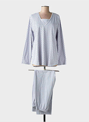 Pyjama tissage jersey gris CANAT femme