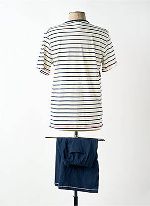 Pyjama bas short bleu ROSE POMME homme