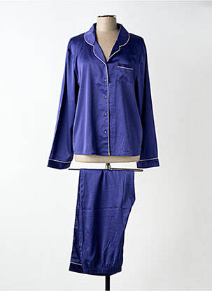 Pyjama bas pantalon bleu LINGADORE femme