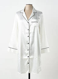 Chemise de nuit manches longues blanc CHRISTIAN CANE femme