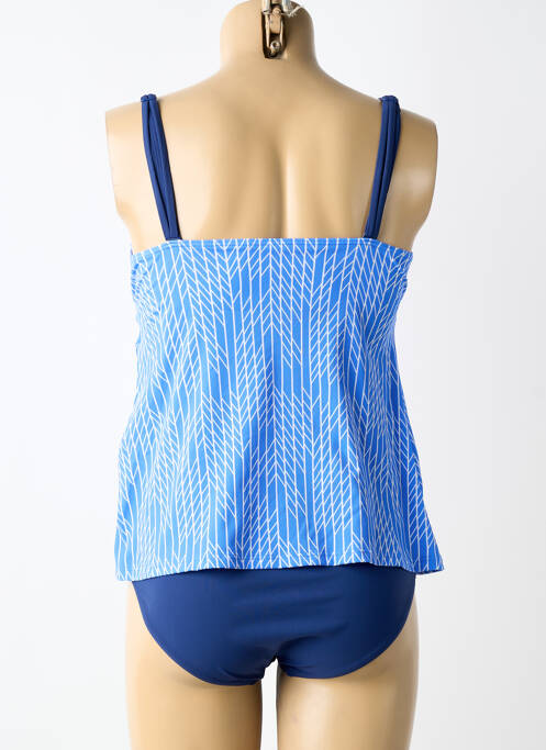 Tankini haut soutien-gorge avec mousse de rembourrage amovible bleu SUNFLAIR femme