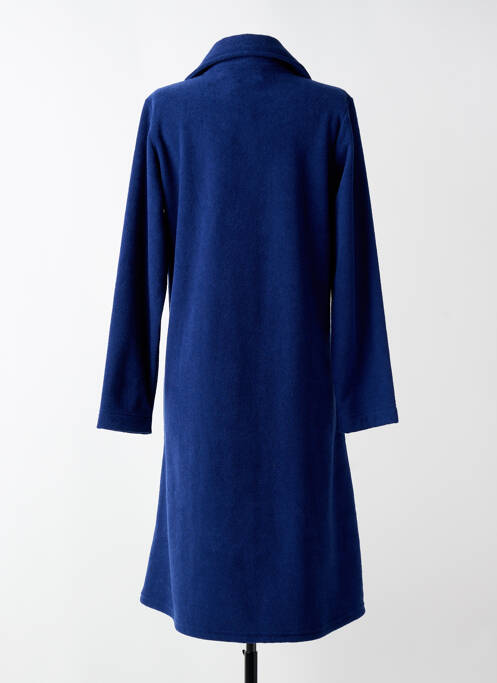 Robe de chambre fermeture zippée sur le devant bleu RINGELLA femme