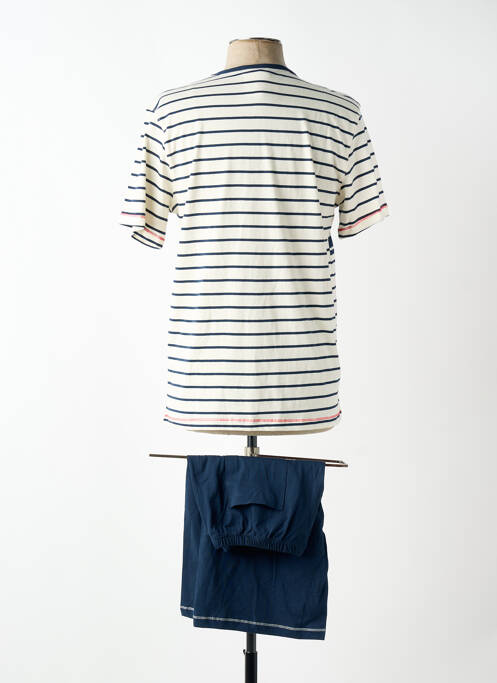 Pyjama bas short bleu ROSE POMME homme