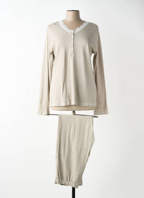 Pyjama tissage jersey gris VANIA femme