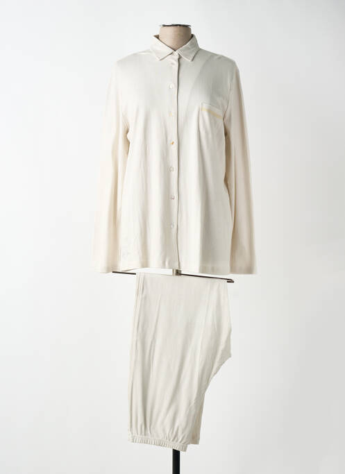 Pyjama tissage jersey beige SENORETTA femme