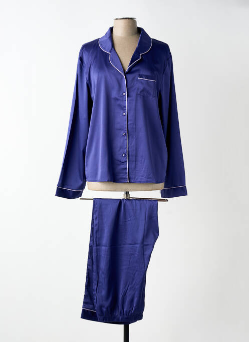 Pyjama bas pantalon bleu LINGADORE femme