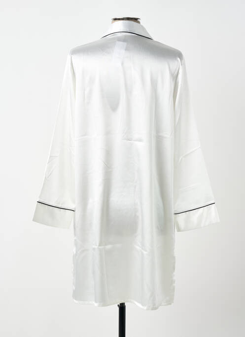 Chemise de nuit manches longues blanc CHRISTIAN CANE femme