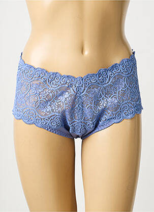 Culotte tissage satiné bleu TRIUMPH femme