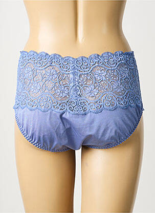 Culotte tissage satiné bleu TRIUMPH femme