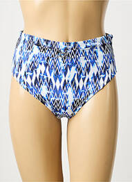 Bas de maillot de bain imprimé fantaisie culotte bleu LIDEA femme
