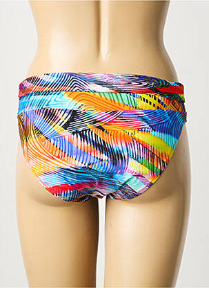 Bas de maillot de bain imprimé fantaisie culotte bleu ANTIGEL femme