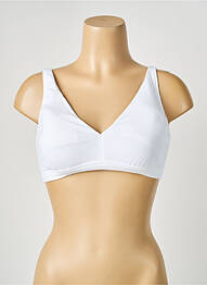 Soutien-gorge sans armature haut soutien-gorge avec mousse de rembourrage amovible blanc MEY femme