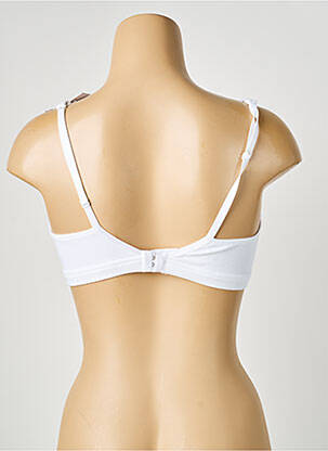 Soutien-gorge effet matière satinée haut soutien-gorge avec mousse de rembourrage amovible blanc MEY femme